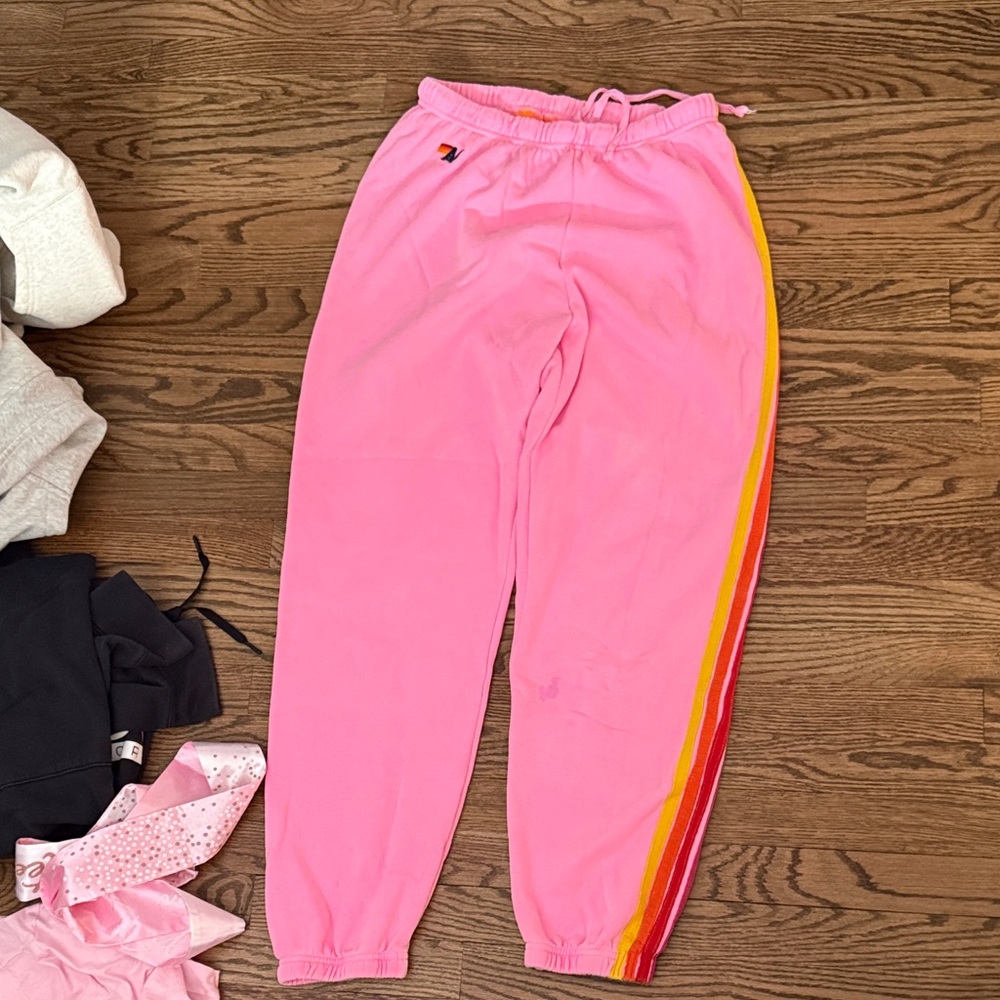 Aviator Nation women’s pink sweatpants